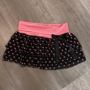 Vintage Y2K 2000s Heart Skirt